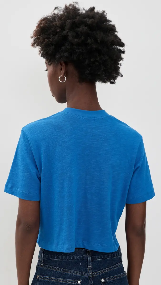 Junk Food Lions Helmut Mock Crop Tee | Thumbnail 3