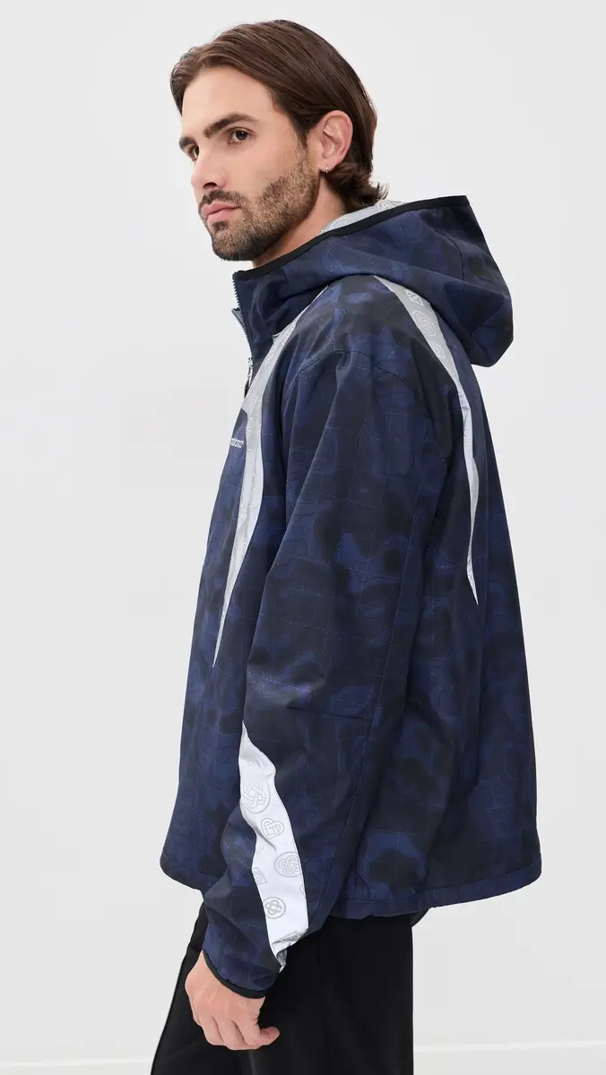 Casablanca Printed Zip Up Hooded Jacket | Thumbnail 5 Casablanca Printed Zip Up Hooded Jacket | Thumbnail 5