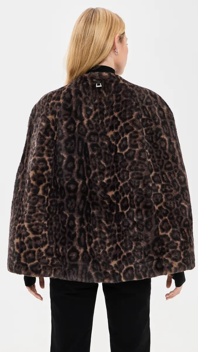 Apparis Sloane Leopard Cape | Thumbnail 3 Apparis Sloane Leopard Cape | Thumbnail 3