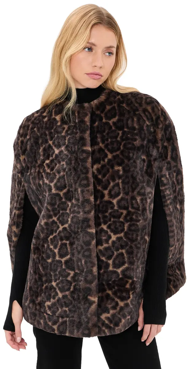 Sloane Leopard Cape Sloane Leopard Cape