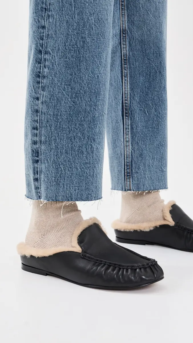 Vince Tevin Shearling Mules | Thumbnail 3