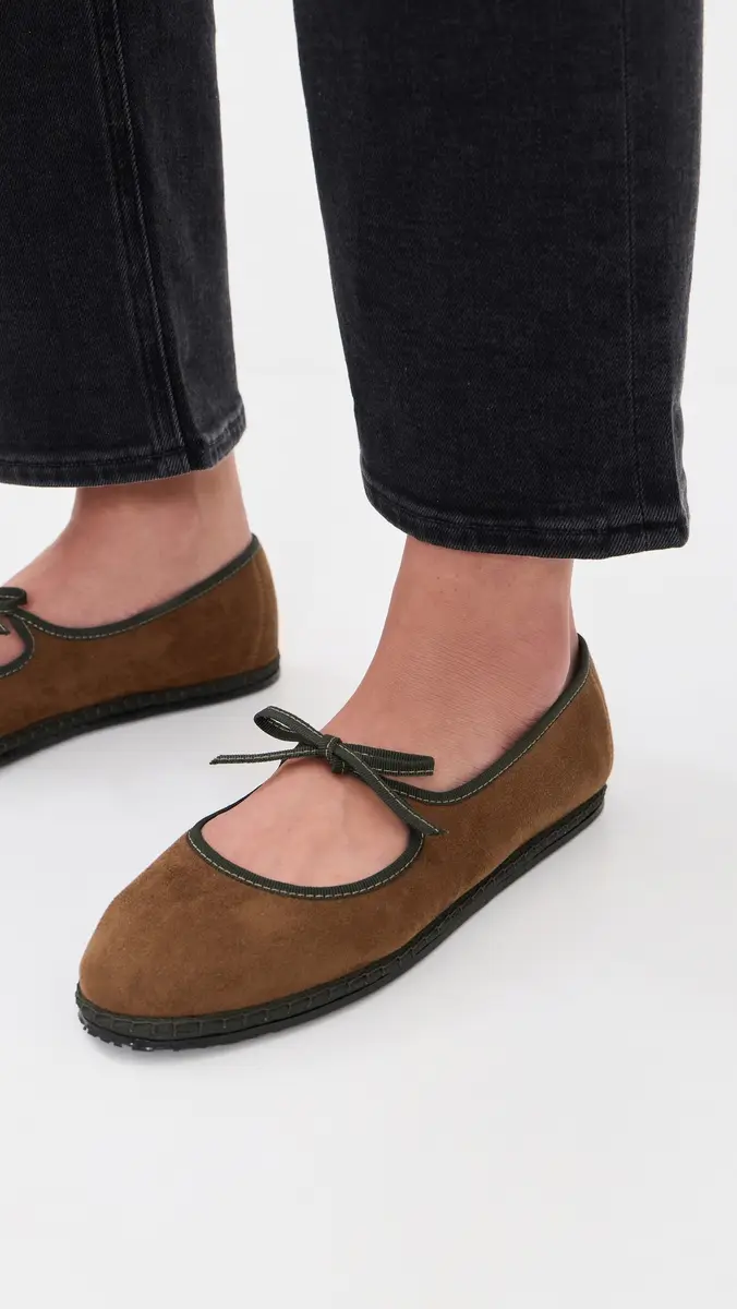 Vibi Venezia Brigitte Faux Suede Flats | Thumbnail 3