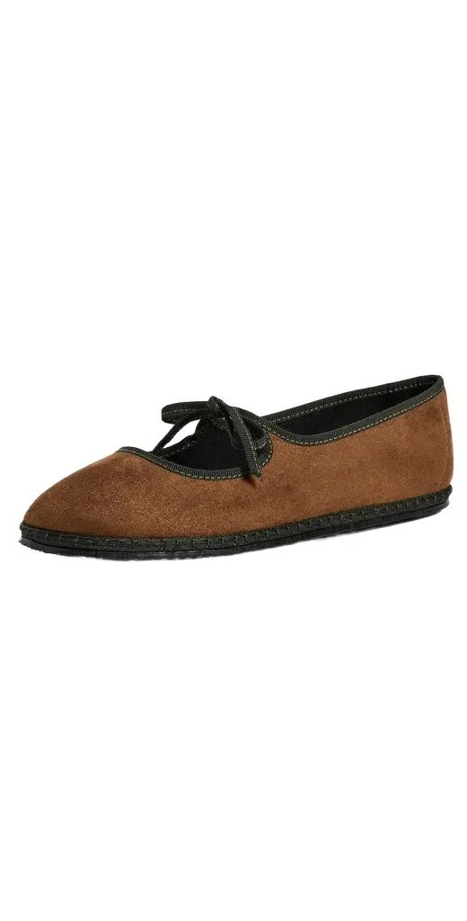 Brigitte Faux Suede Flats