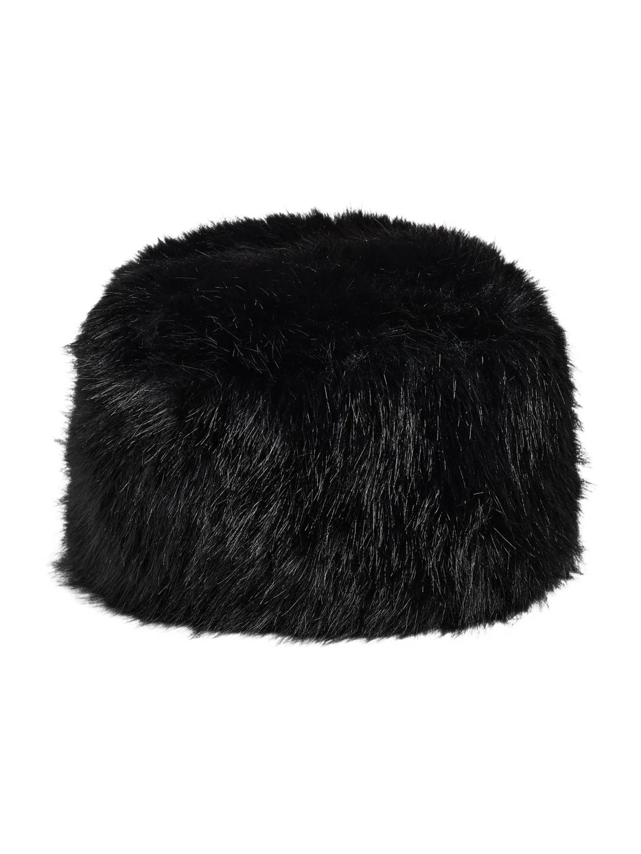 Margot Sable Pillbox Hat