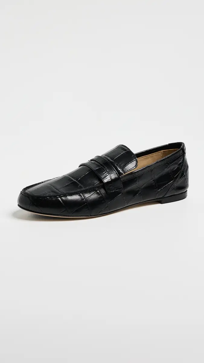 Jamie Haller Croc Penny Loafers | Thumbnail 2 Jamie Haller Croc Penny Loafers | Thumbnail 2