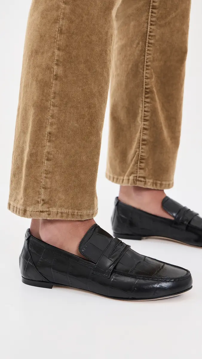 Jamie Haller Croc Penny Loafers | Thumbnail 3 Jamie Haller Croc Penny Loafers | Thumbnail 3