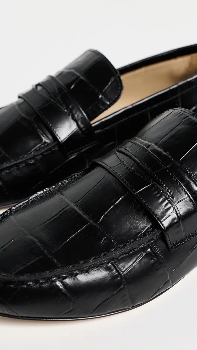 Jamie Haller Croc Penny Loafers | Thumbnail 6 Jamie Haller Croc Penny Loafers | Thumbnail 6