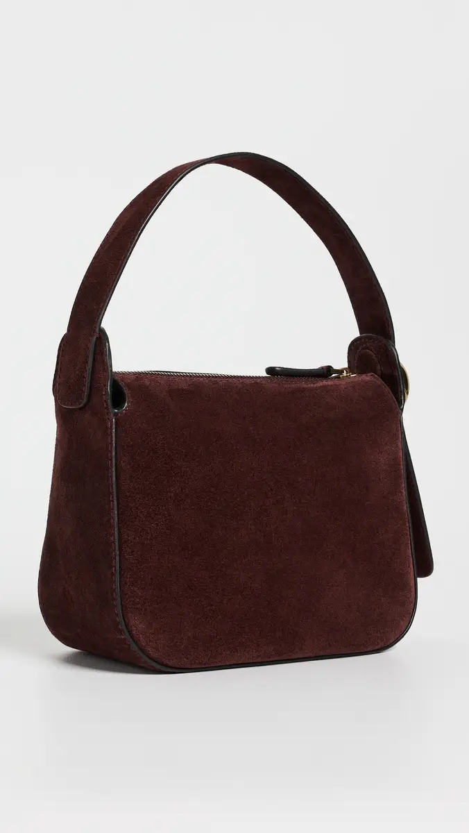Madewell Suede Organic Drop Hand Held Pouchette | Thumbnail 4