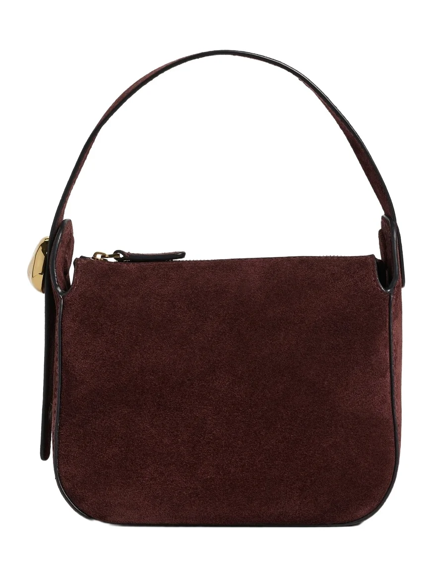 Suede Drop Hand Held Pouchette Suede Drop Hand Held Pouchette