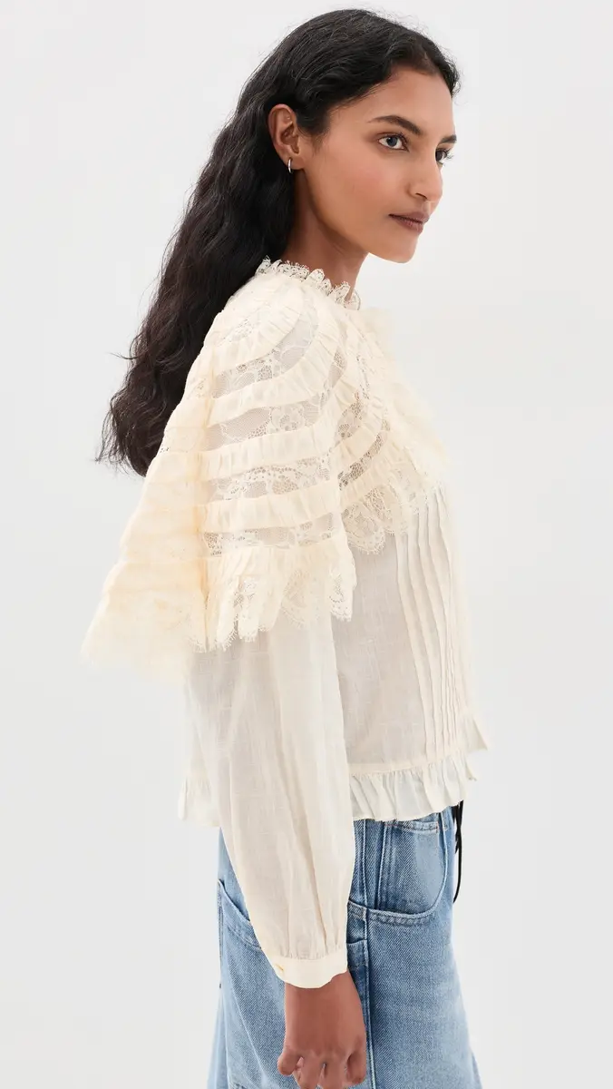 Sea Margaret Solid Capelet Long Sleeve Top | Thumbnail 4 Sea Margaret Solid Capelet Long Sleeve Top | Thumbnail 4