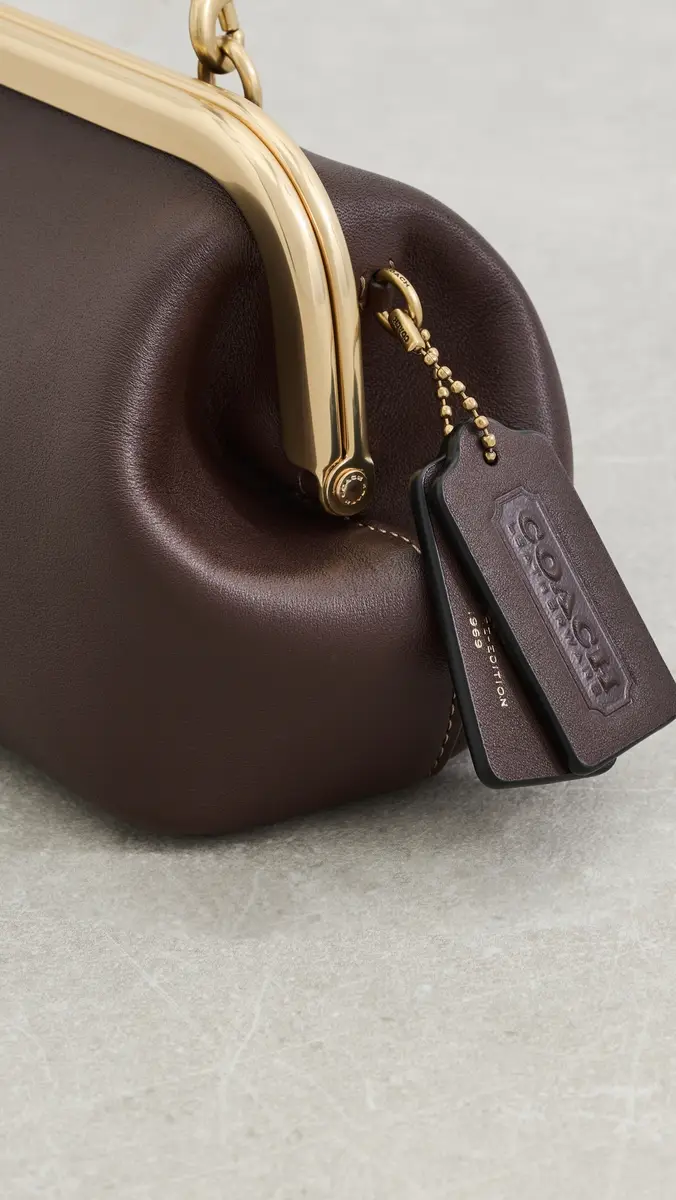 Coach Glovetanned Leather 30 Kisslock Frame Bag | Thumbnail 5 Coach Glovetanned Leather 30 Kisslock Frame Bag | Thumbnail 5
