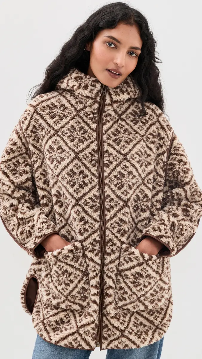 Marea Hooded Sherpa Jacket | Thumbnail 2