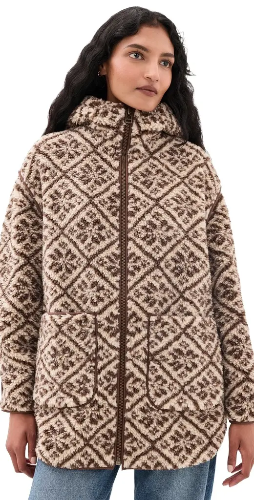 Marea Hooded Sherpa Jacket