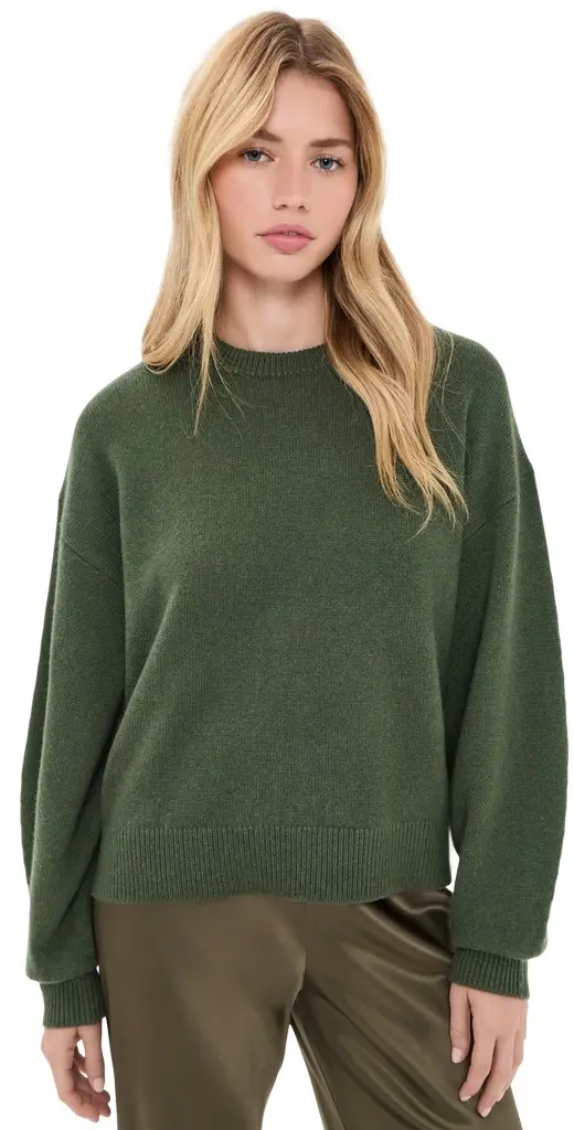 Theory Cashmere Crew Neck Sweater