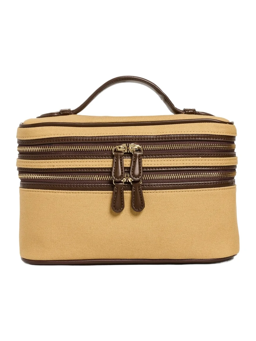 Double Zip Vanity Bag