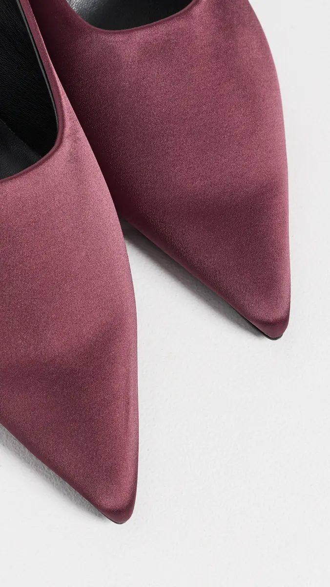 SIMONMILLER Satin Pointed Gala Wedges | Thumbnail 6 SIMONMILLER Satin Pointed Gala Wedges | Thumbnail 6