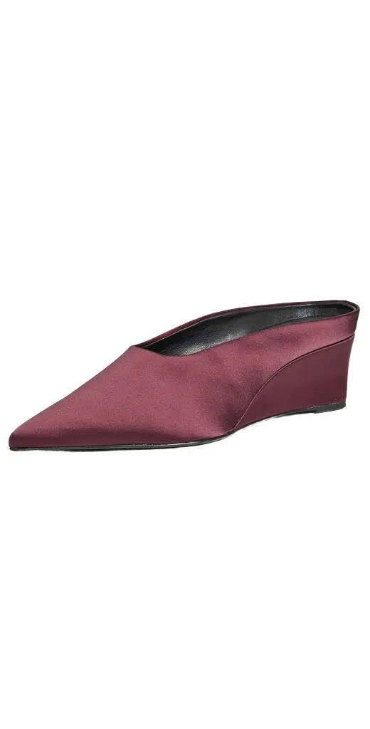 SIMONMILLER Satin Pointed Gala Wedges