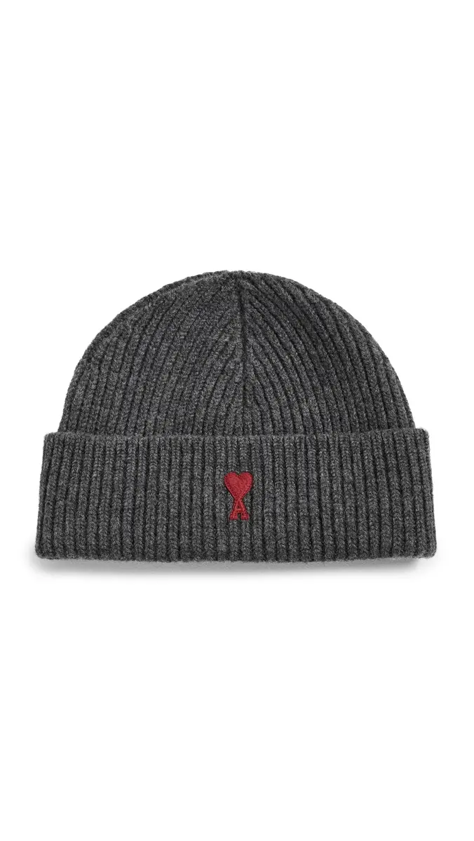 AMI Quota - Beanie with Red De Coeur | Thumbnail 6 AMI Quota - Beanie with Red De Coeur | Thumbnail 6