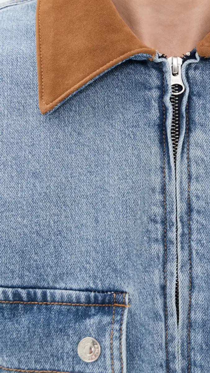 GOOD AMERICAN The Denim Swing Cropped Jacket | Thumbnail 6 GOOD AMERICAN The Denim Swing Cropped Jacket | Thumbnail 6