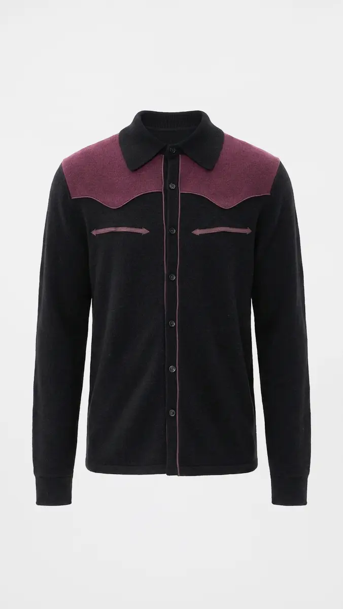 Guest In Residence Western Button Up! Cashmere Shirt | Thumbnail 2