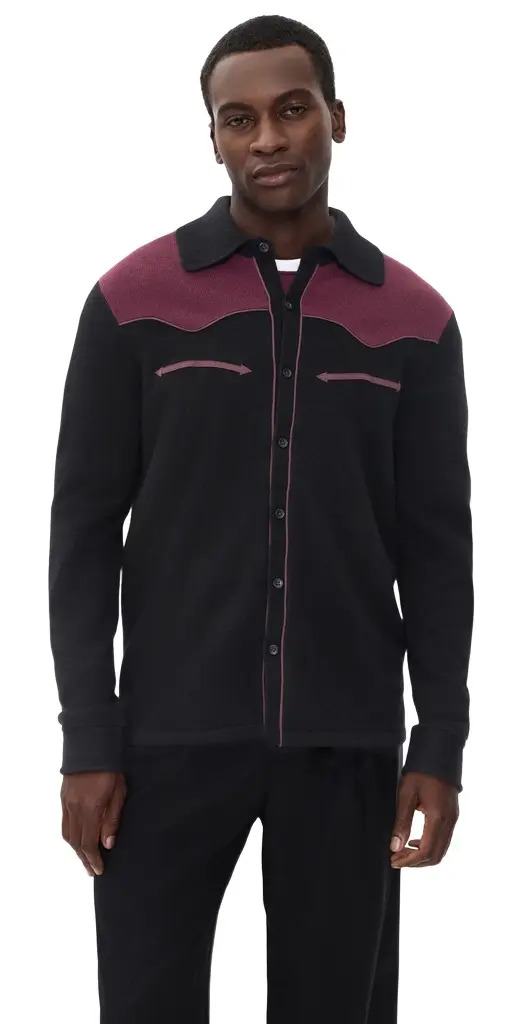 Guest In Residence Western Button Up! Cashmere Shirt