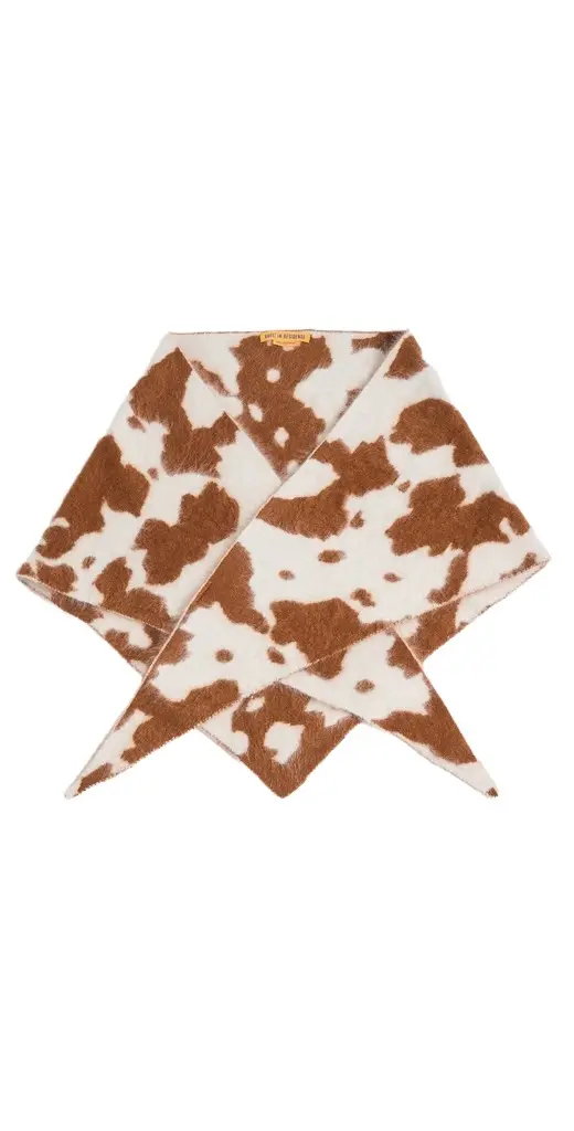 Grizzly Cowhide Wild Rag