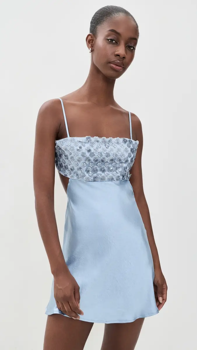 Bailey Rose Blue Mini Dress | Thumbnail 2