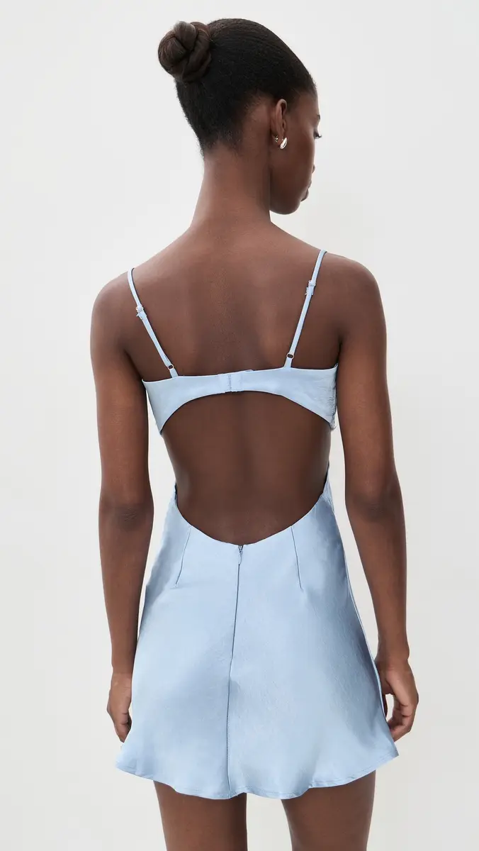 Bailey Rose Blue Mini Dress | Thumbnail 3