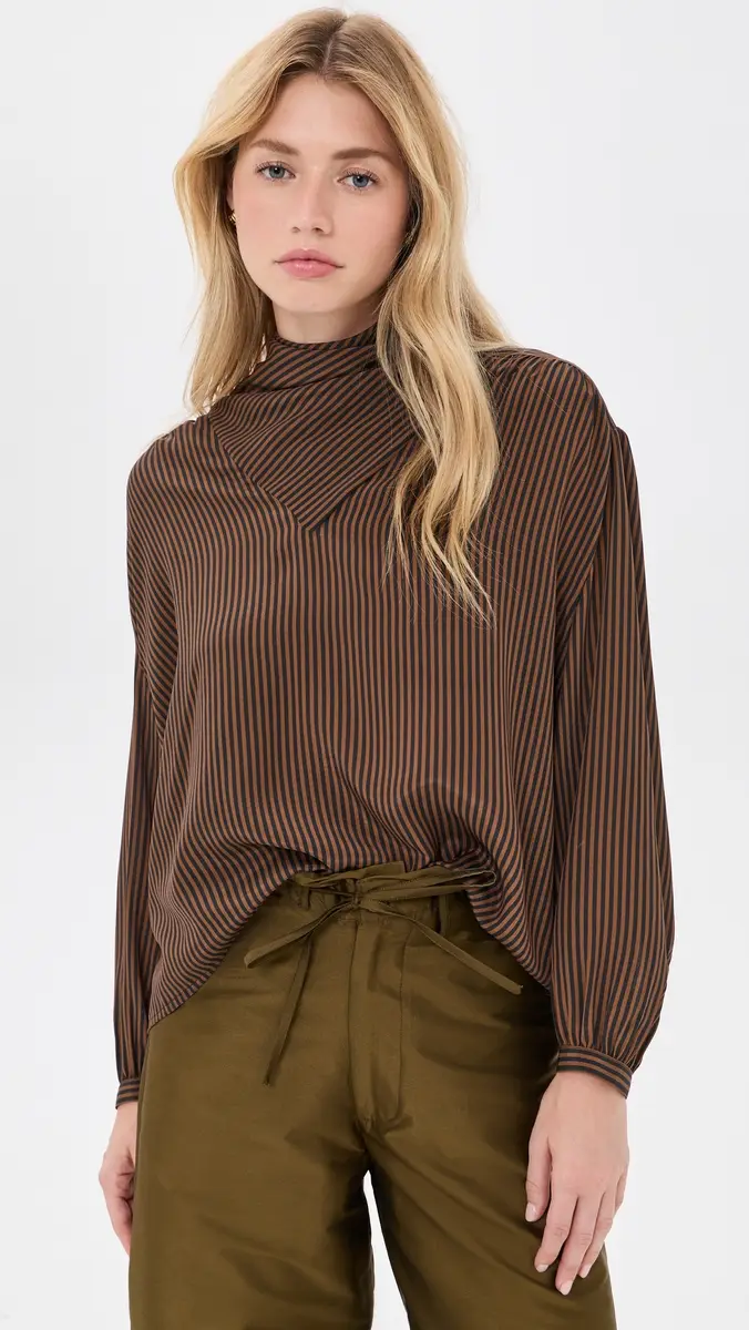 Jamie Haller The Hankie Silk Blouse | Thumbnail 2 Jamie Haller The Hankie Silk Blouse | Thumbnail 2