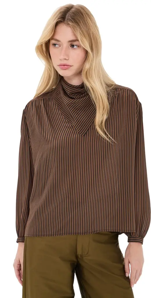 Jamie Haller The Hankie Silk Blouse