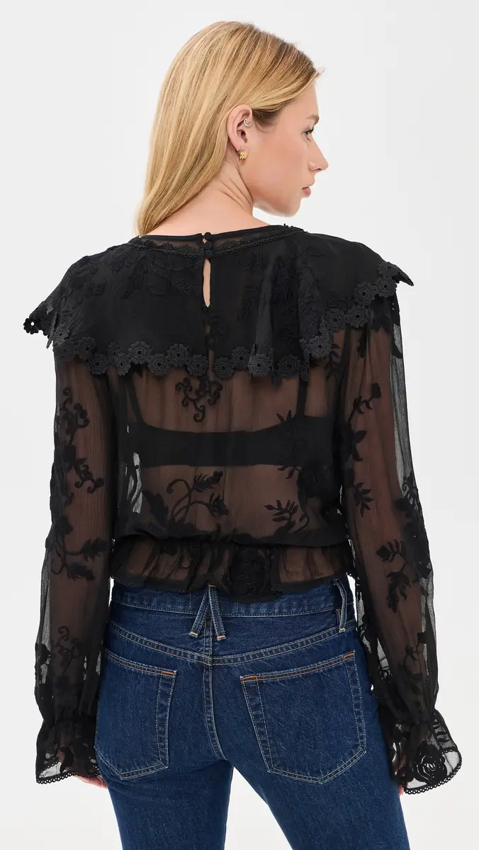 PAIGE Akari Silk Blouse | Thumbnail 3 PAIGE Akari Silk Blouse | Thumbnail 3