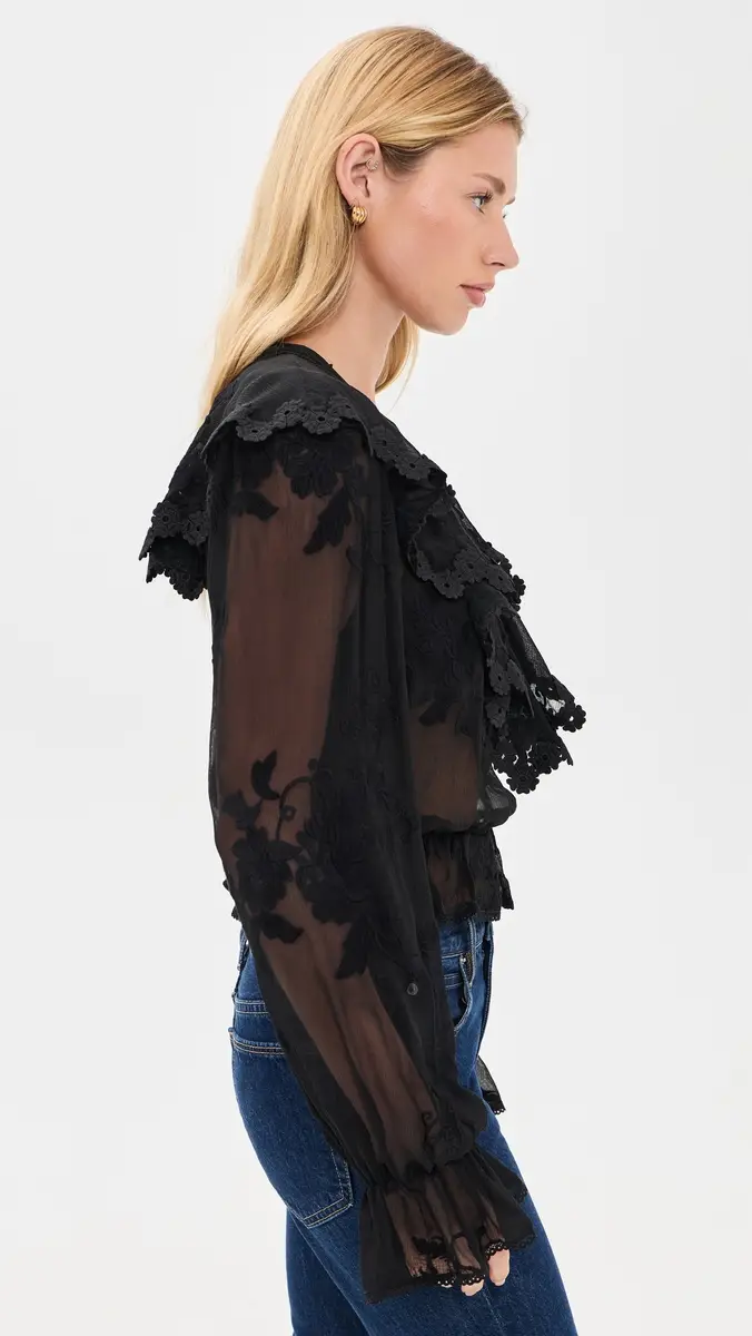 PAIGE Akari Silk Blouse | Thumbnail 4 PAIGE Akari Silk Blouse | Thumbnail 4