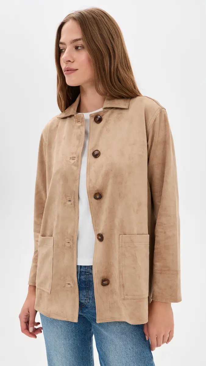 Z Supply Decker Suede Chore Jacket | Thumbnail 2 Z Supply Decker Suede Chore Jacket | Thumbnail 2