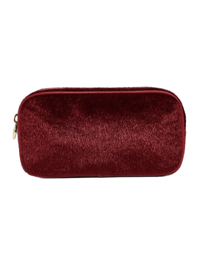 Stoney Clover Lane Small Faux Fur Pouch