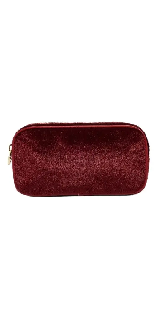 Stoney Clover Lane Small Faux Fur Pouch