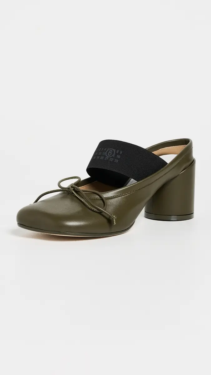 MM6 MAISON MARGIELA Anatomic Heeled Mules | Thumbnail 2 MM6 MAISON MARGIELA Anatomic Heeled Mules | Thumbnail 2