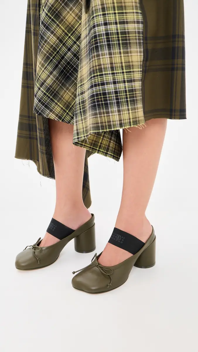MM6 MAISON MARGIELA Anatomic Heeled Mules | Thumbnail 3 MM6 MAISON MARGIELA Anatomic Heeled Mules | Thumbnail 3