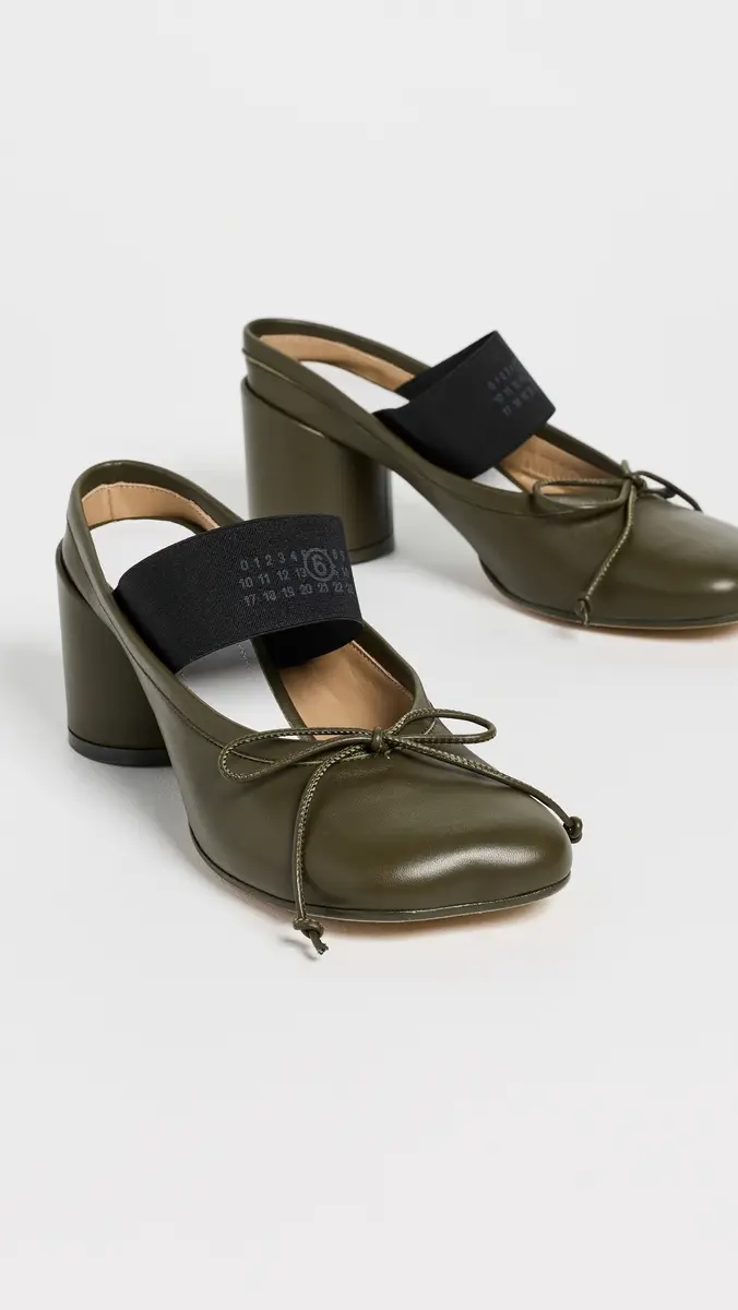 MM6 MAISON MARGIELA Anatomic Heeled Mules | Thumbnail 5 MM6 MAISON MARGIELA Anatomic Heeled Mules | Thumbnail 5