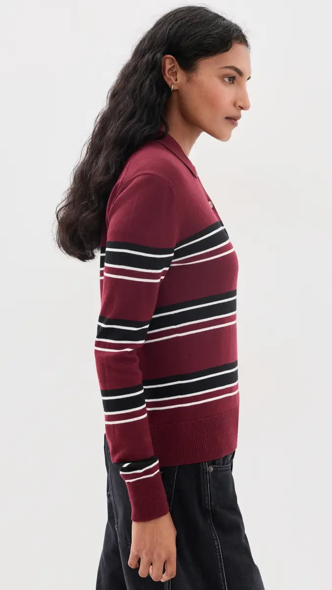 Canada Goose Melrose Long Sleeve Knit Polo Top | Thumbnail 4 Canada Goose Melrose Long Sleeve Knit Polo Top | Thumbnail 4