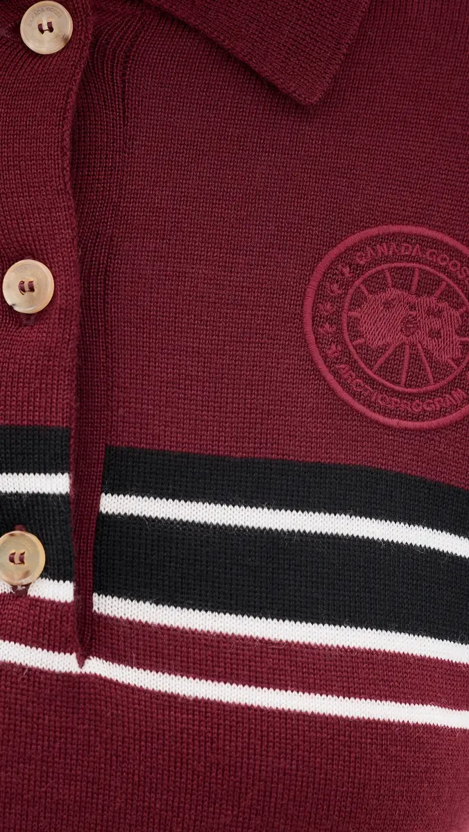 Canada Goose Melrose Long Sleeve Knit Polo Top | Thumbnail 6 Canada Goose Melrose Long Sleeve Knit Polo Top | Thumbnail 6
