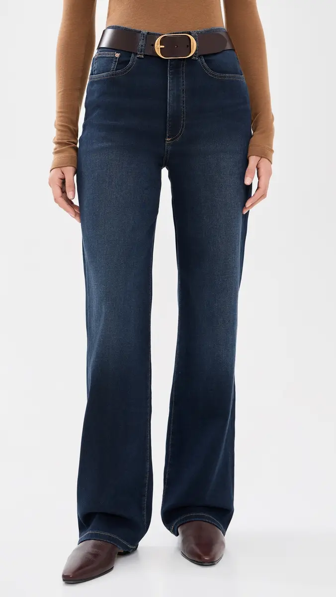 DL1961 Karmine Refined Wide Leg Jeans: High Rise 32' | Thumbnail 2 DL1961 Karmine Refined Wide Leg Jeans: High Rise 32' | Thumbnail 2