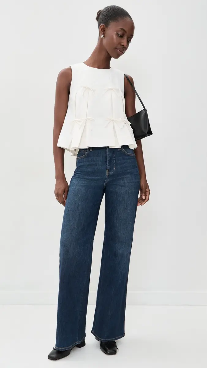 English Factory Multi Bow Pleated Top | Thumbnail 5 English Factory Multi Bow Pleated Top | Thumbnail 5