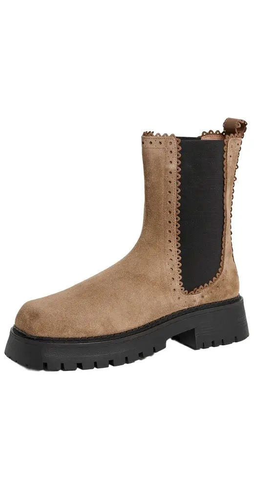 Free People Tried and True Brogue Boots