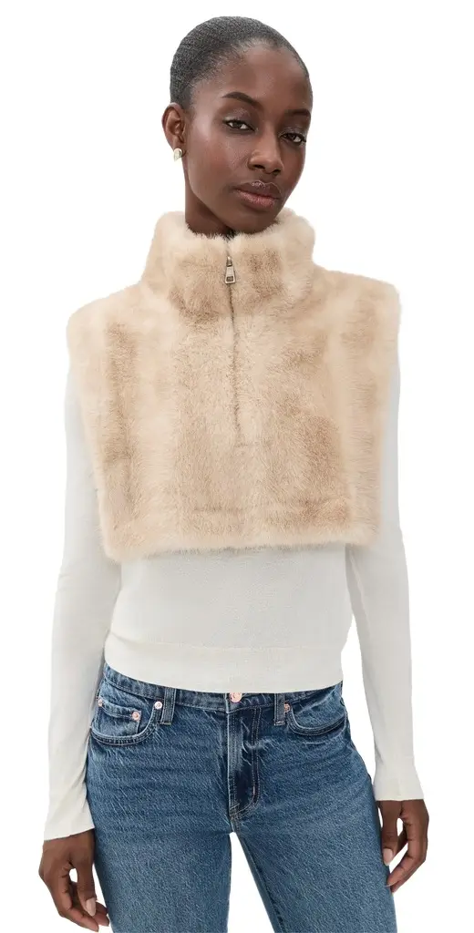 Jamie Shaved Faux Mink Dickey Jamie Shaved Faux Mink Dickey