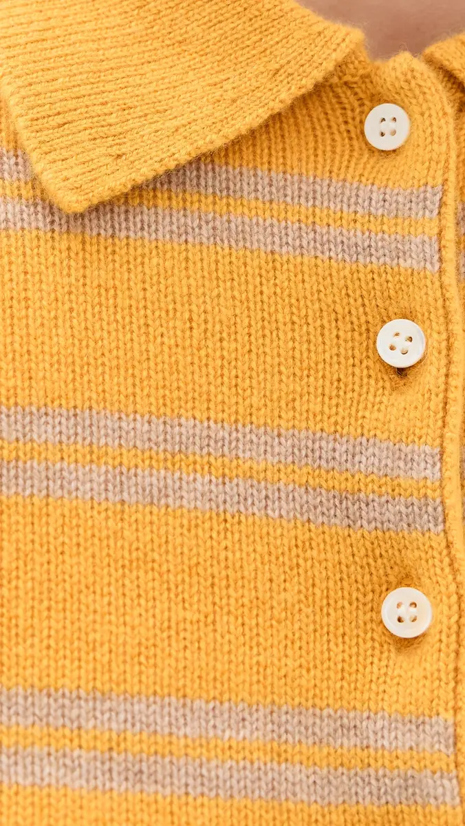 Alex Mill Alice Polo In Cashmere Stripe | Thumbnail 6 Alex Mill Alice Polo In Cashmere Stripe | Thumbnail 6