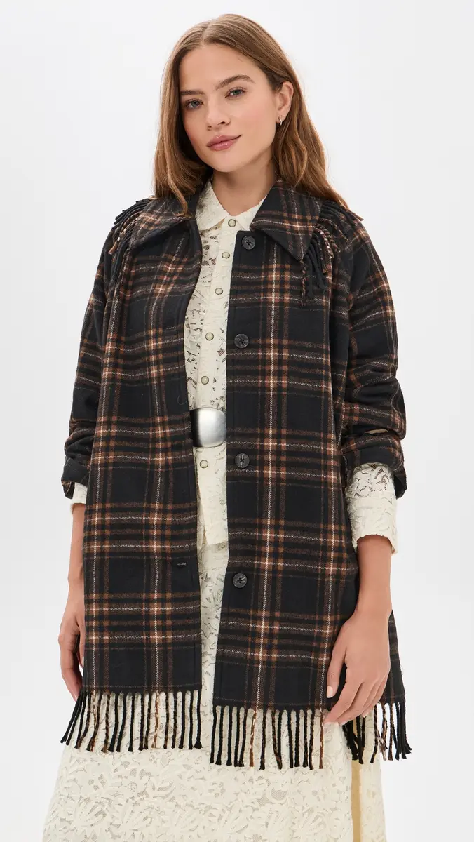 The Great. THE GREAT. The Fringe Coat | Thumbnail 2 The Great. THE GREAT. The Fringe Coat | Thumbnail 2