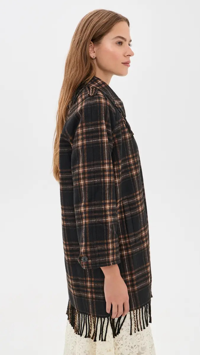 The Great. THE GREAT. The Fringe Coat | Thumbnail 4 The Great. THE GREAT. The Fringe Coat | Thumbnail 4