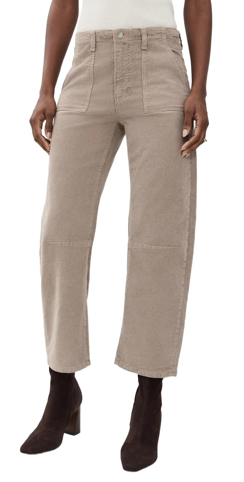 Le Jean Corduroy Utility Soft Barrel Pants