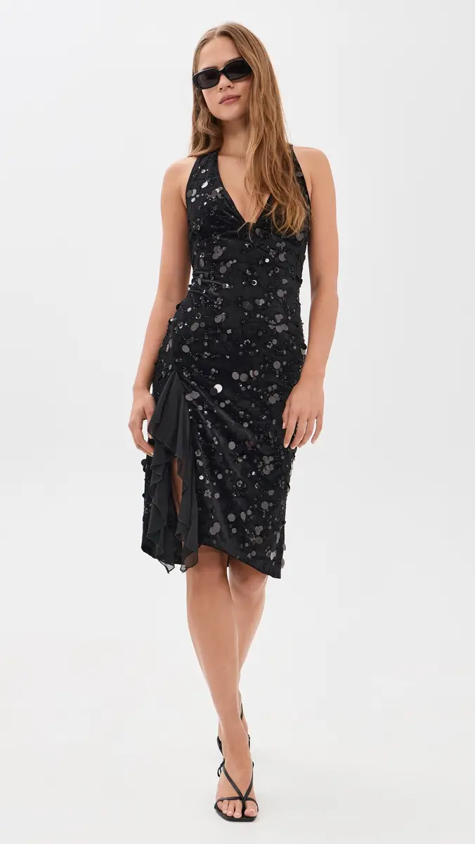 Bailey Rose Sequin Midi Dress | Thumbnail 2