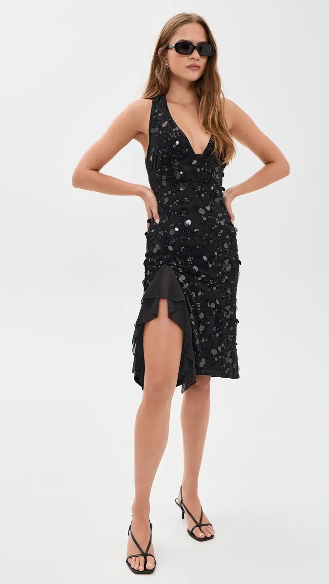 Bailey Rose Sequin Midi Dress | Thumbnail 5